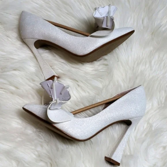 Betsey Johnson Nobble Sparkle Glitter Pumps Womens Size 7 - Picture 9 of 14